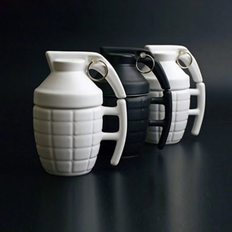 

280ml Creative Grenade Coffee Mugs Practical Water cup with Lid Funny Gifts PLAYERUNKNOWN'S BATTLEGROUNDS