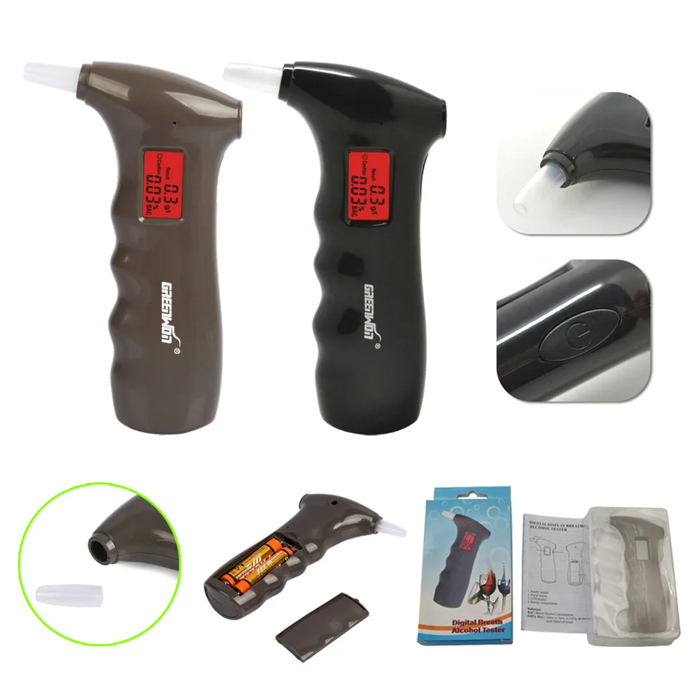Alcohol tester breath alcohol tester GREENWON alcohol detector breathalyser tester factory price breathalyzer alcohol breath tester