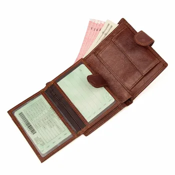 

J.M.D Fashion Genuine Leather Coffee Men's Wallet Money Purse Brown Card Holder Short Wallet 8149X 3 color Aavailable