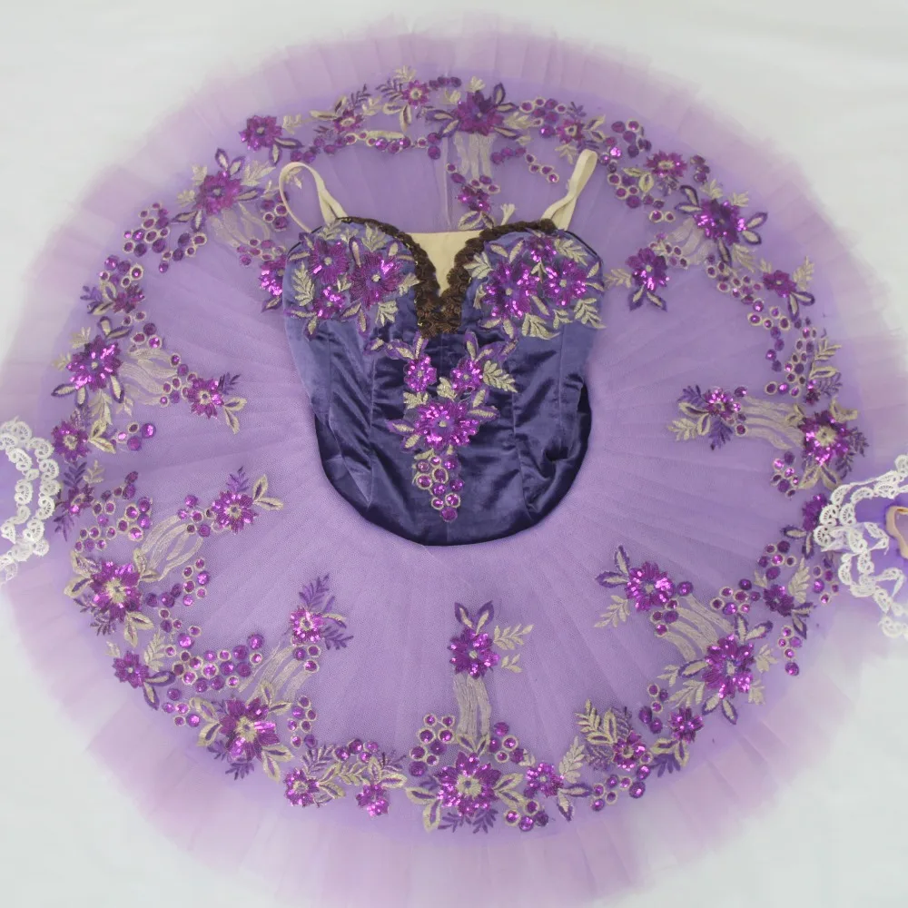 Adult-Child-Size-Custom-Made-Professional-Ballet-Tutus-Purple-Color-Tutu-Skirt-For-Performance-Theatrical-Costumes (2)