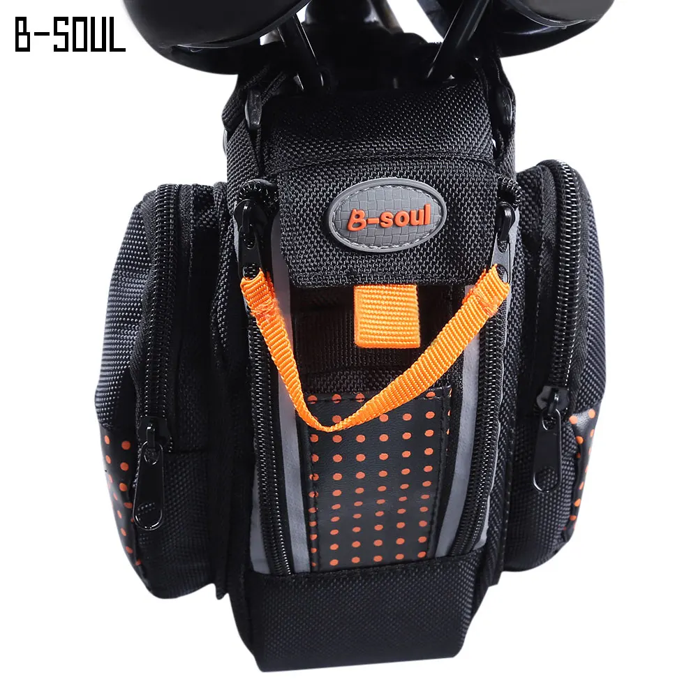 B-SOUL сумка для велосипедного хвоста, водонепроницаемая сумка для горного велосипеда MTB, сумка для велосипедного седла, сумка для велосипедного седла