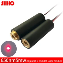 High quality 650nm 5mw adjustable red dot laser module industrial grade laser sight red point laser focus module manufacture