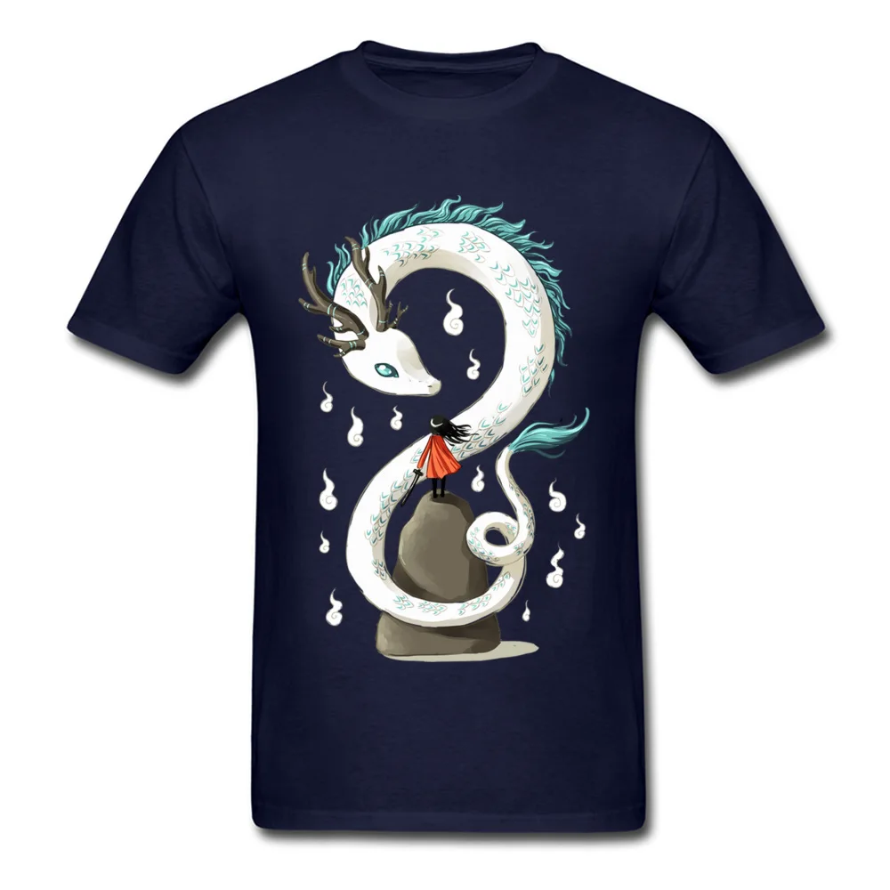 dragon spirit 8178 Pure Cotton Men Short Sleeve Tees Printing Labor Day T-Shirt Party Sweatshirts Cheap Round Collar dragon spirit 8178 navy
