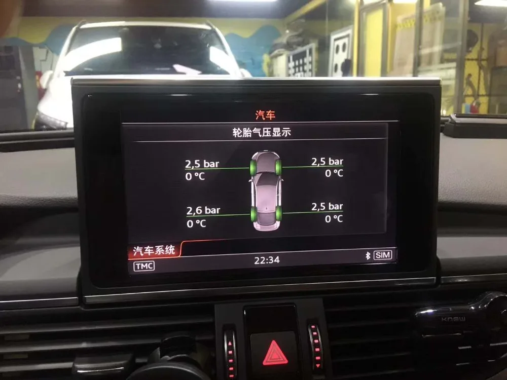 Система давления в шинах TMPS 2 TPMS для Audi A6 C7 PA Faceift 5Q0 907 275B & 7P6 273 N 1 комплект|Кабели