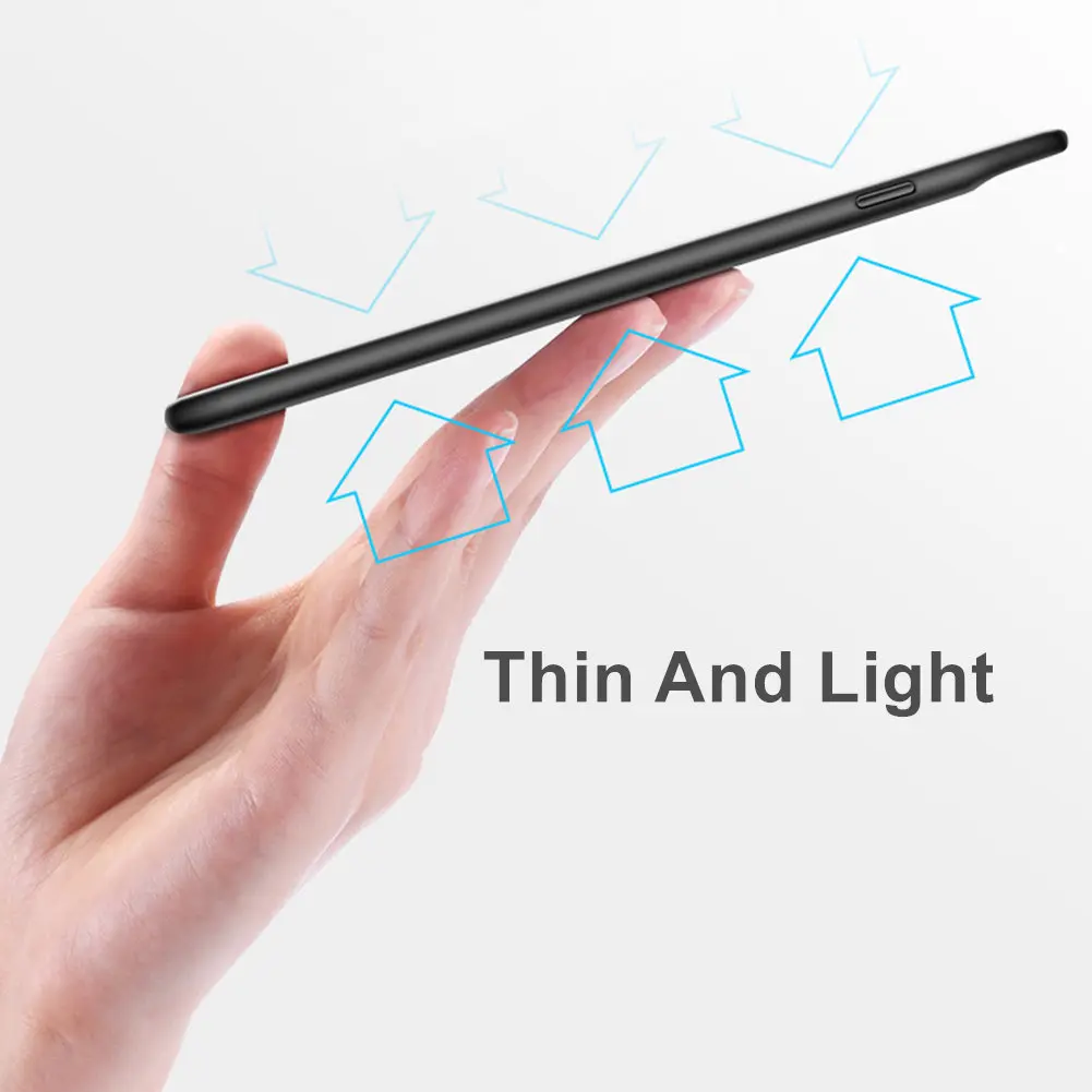 3800mah For iphone 6 6S Charger Case Smart Wireless charging function Battery Cover Smart Power Bank For iphone 7 8 Charger Case