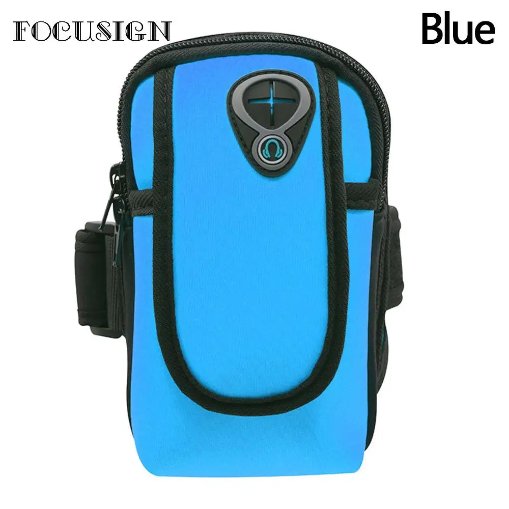 FOCUSIGN 6Inch Outdoor Sports Arm Bag Waterproof Unisex Arm Bag Running