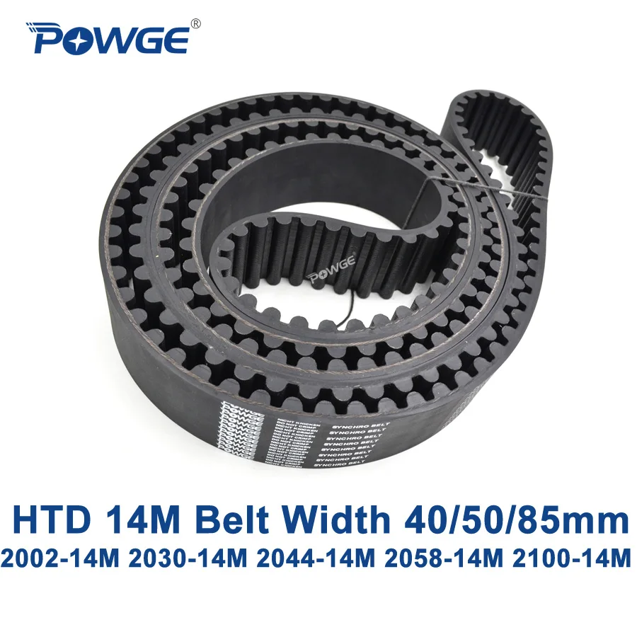 2100mm Pitch Length 150 Teeth 55mm Wide 2100-14M-55 Timing Belt 14mm Pitch 2100mm Pitch Length 150 Teeth 55mm Wide 2100-14M-55 Timing Belt 14mm Pitch