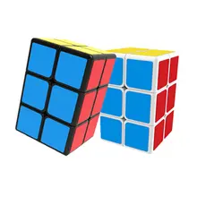 Qiyi 223 волшебный кубик рубика 2x2x3 куб с возможностью угловой резки, черный и белый цвет