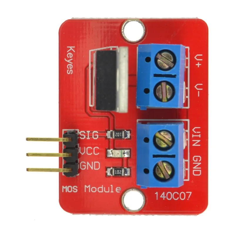 Glyduino Топ Mosfet Кнопка IRF520 драйвер MOS модуль для Arduino ARM Raspberry Pi электронный DIY|module