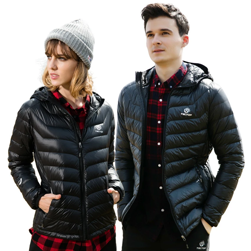 Skup Nowych mężczyzna kobiet zima termiczna ultralekkie doły kurtka z kapturem wiatroszczelna Parka piesze wycieczki Camping wspinaczka Trekking płaszcz VA316