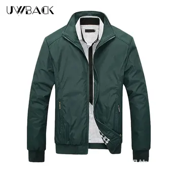 

LILL |Business Jackets Men Spring&Autumn Zipper Thin Casual Jackets Stand Collar Plus Size 5XL Bomber Jackets Men's Coats XAA065
