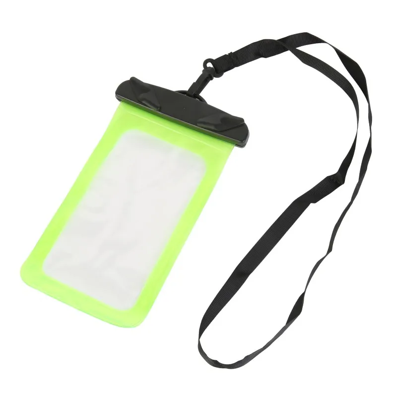 Многофункциональная Водонепроницаемая мини-сумка для плавания с клапаном для смартфона, сумка для сенсорного экрана, водонепроницаемый контейнер для телефона - Цвет: G