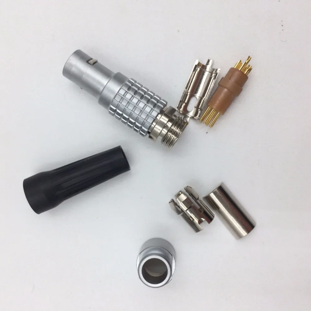 LEMO металлический круговой разъем FGB 0B 2 3 4 5 6 7 9 Pin два Keying (60 градусов) штекер FGB.0B. 30 *.