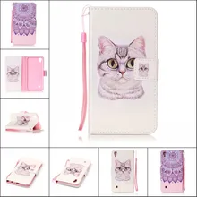 Hot Selling LG X Power case Wallet cartoon painting PU Leather case for LG X Power cover flip case with stand