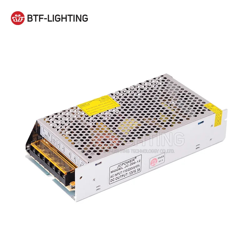 

200W 12V 16.5A Switching Adater power supply for LED Strip light AC 110V-240V to DC 12V