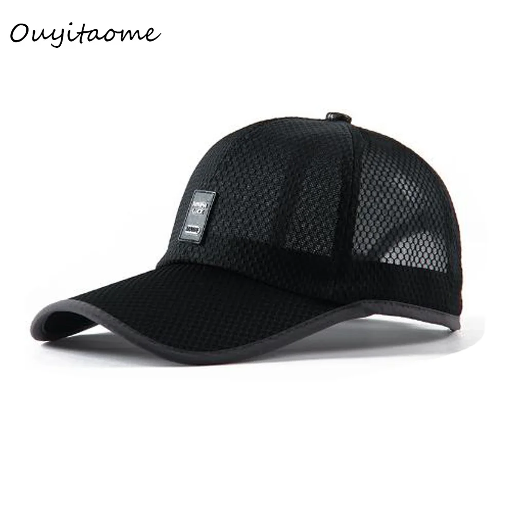 

2019 Ouyitaomee Summer baseball Cap Men and Women General Outdoor Leisure Cap Fashion Simple Personality Mesh Cap Visor