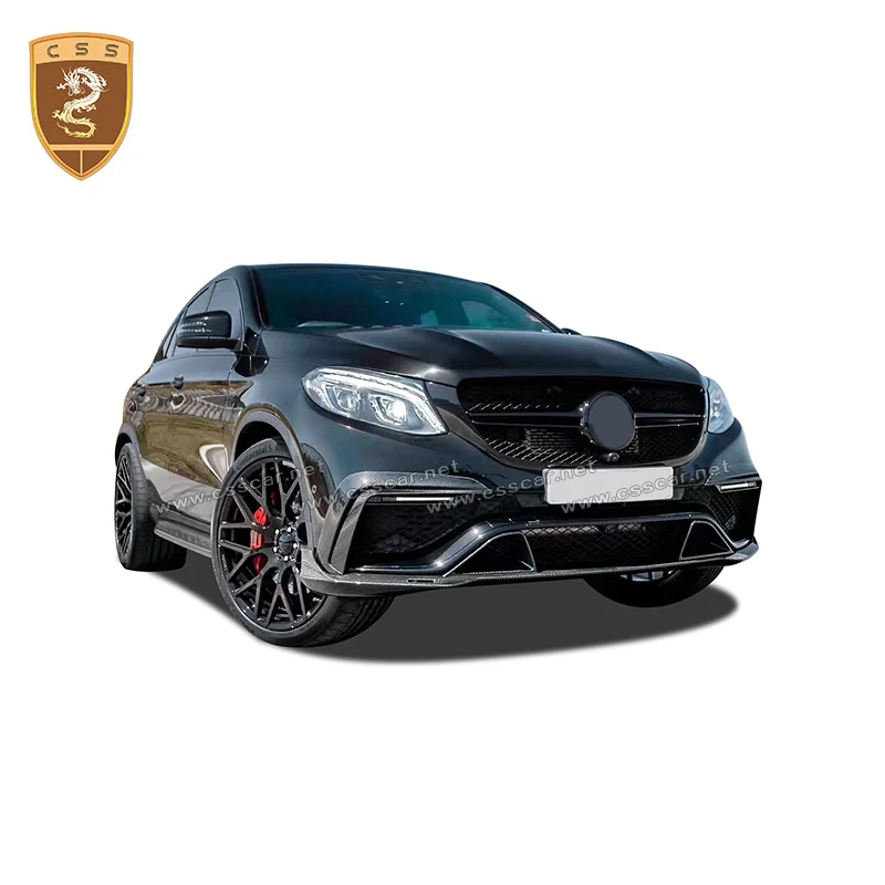 

Fit For Benz GLE Body Kits Carbon Fiber Front Bumper Rear Diffuser For Benz BABUS Style Body Kits Modification Car Syling