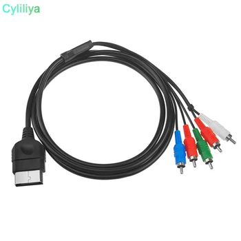 

30pcs HD Component AV Audio Video Cable Cord High Definition Hookup Connection for Microsoft For XBOX Generation