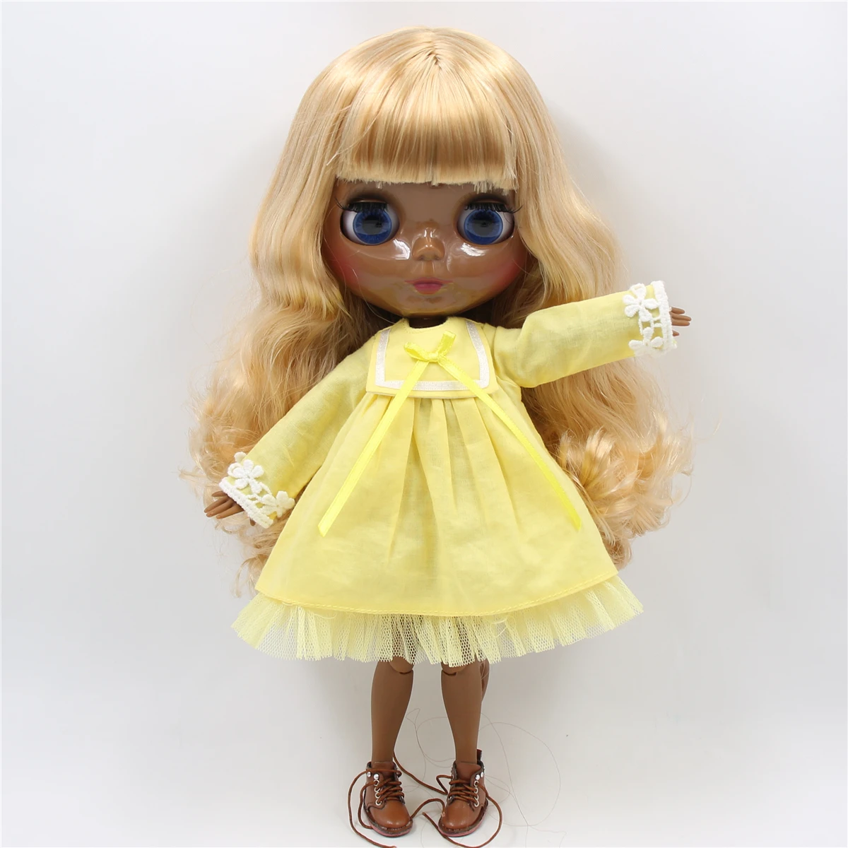 Ледяная фабрика blyth кукла 1/6 bjd шарнир тела индивидуальные лицо куклы золотые
