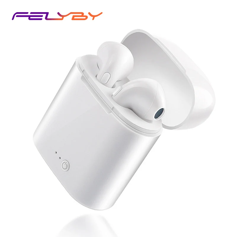 FELYBY i7s Mini беспроводные Bluetooth-наушники 5 0 двойные наушники с зарядным устройством