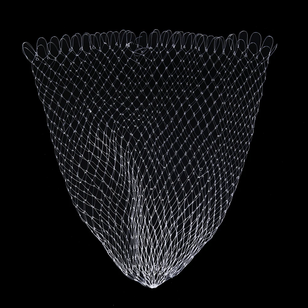 

1PC Fising Net Diameter 30/40/50/60cm Portable Fishing Net Nylon Net Mesh Hole Net Collapsible Hole Fishing Tools Small Hole