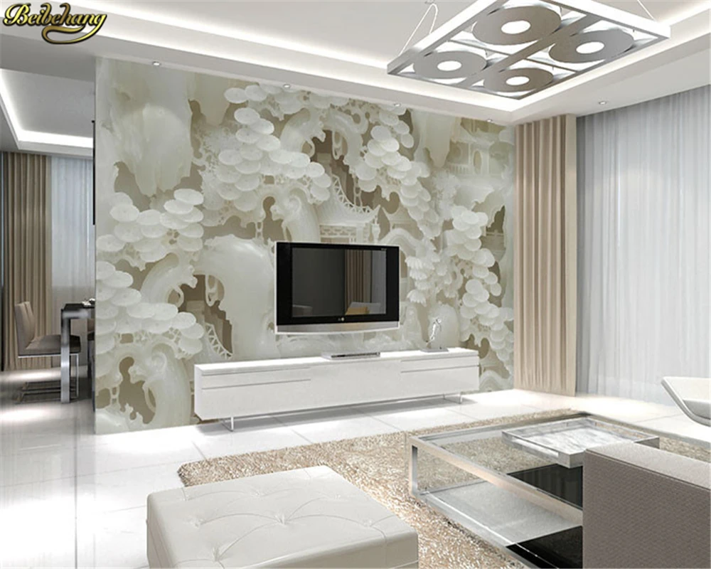 

beibehang jade graphic pattern decorative papel de parede 3d wall paper for living room decals mural wallpaper papel pintado