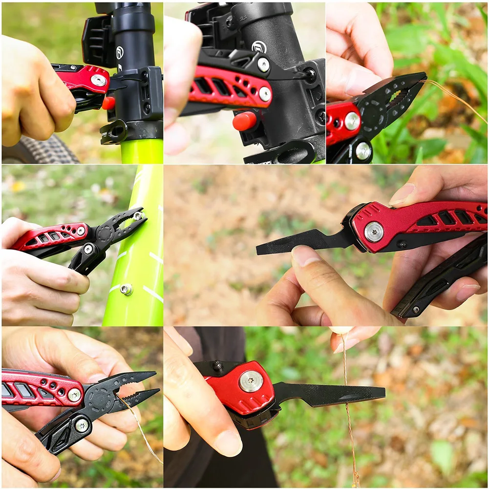 Multitool Pliers, Multi-Purpose Folding Knives Keychain Pliers for Outdoor Survival Camping Hiking Emergency Hand Tool