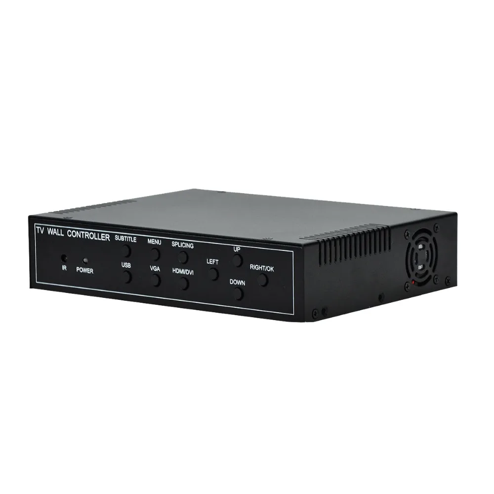  ISEEVY 4 Channel Video Wall Controller 2x2 HDMI DVI VGA USB Video Processor with RS232 Control for 