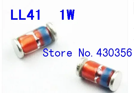 

Free shipping 50pcs ZM4742A 1W 12V LL41 12V Zener diode
