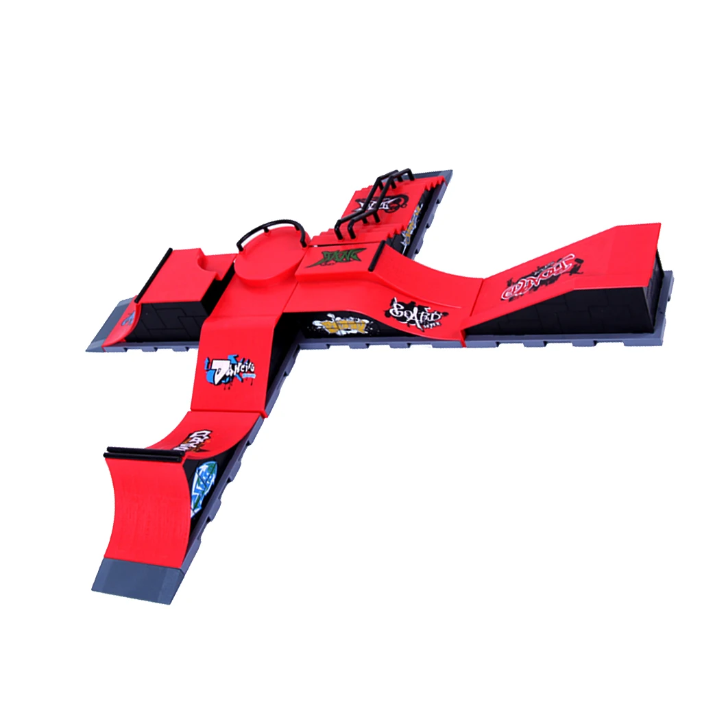 discounted Mini Finger Board Skateboard Ramp Boy Kids Child Party Toy Birthday Gift C#