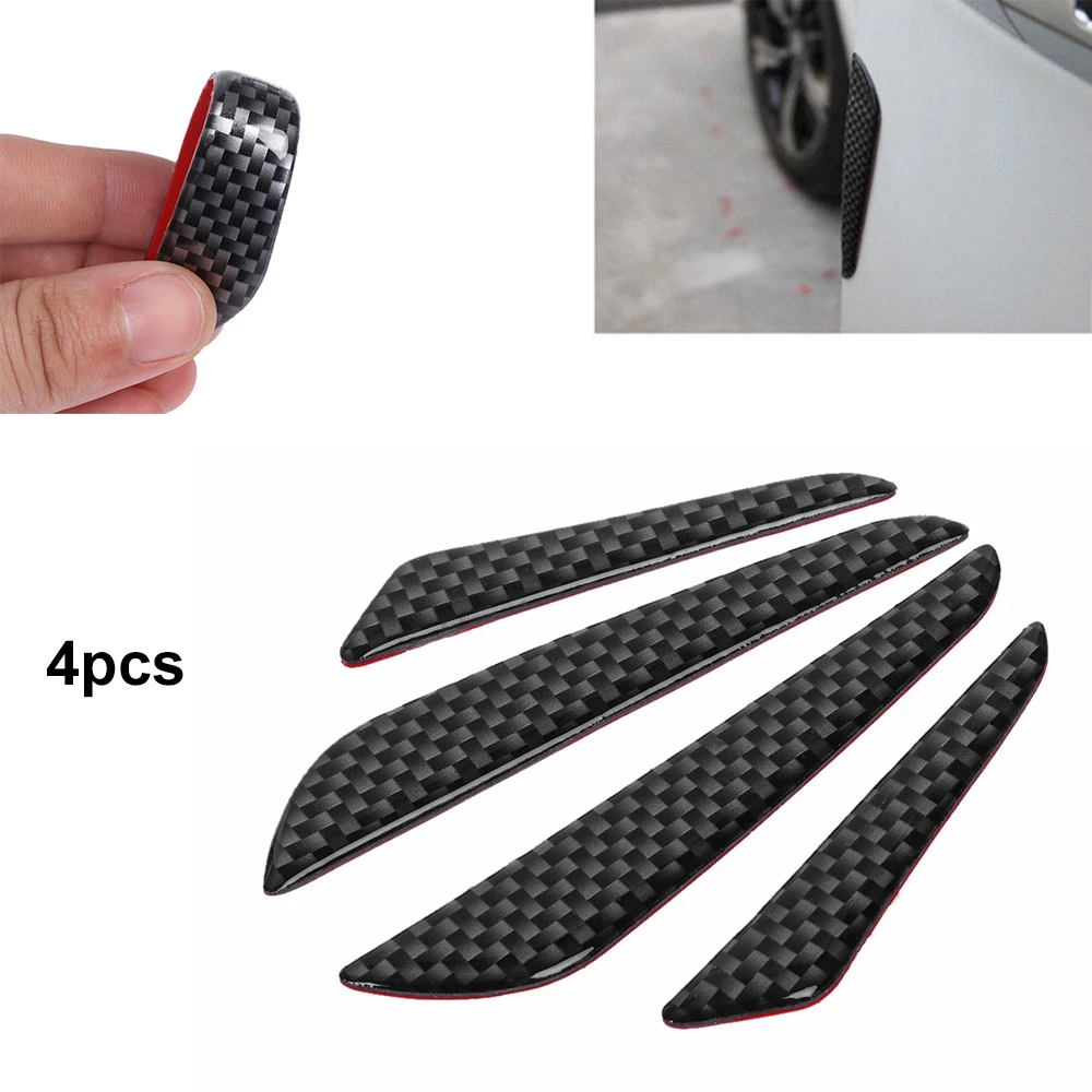 4pcs Car Door Edge Guard Strips Scratch Protector Anti-collision Molding Trims 4pcs Car Door Edge Guard Strips Scratch Protector Anti-collision Molding Trims