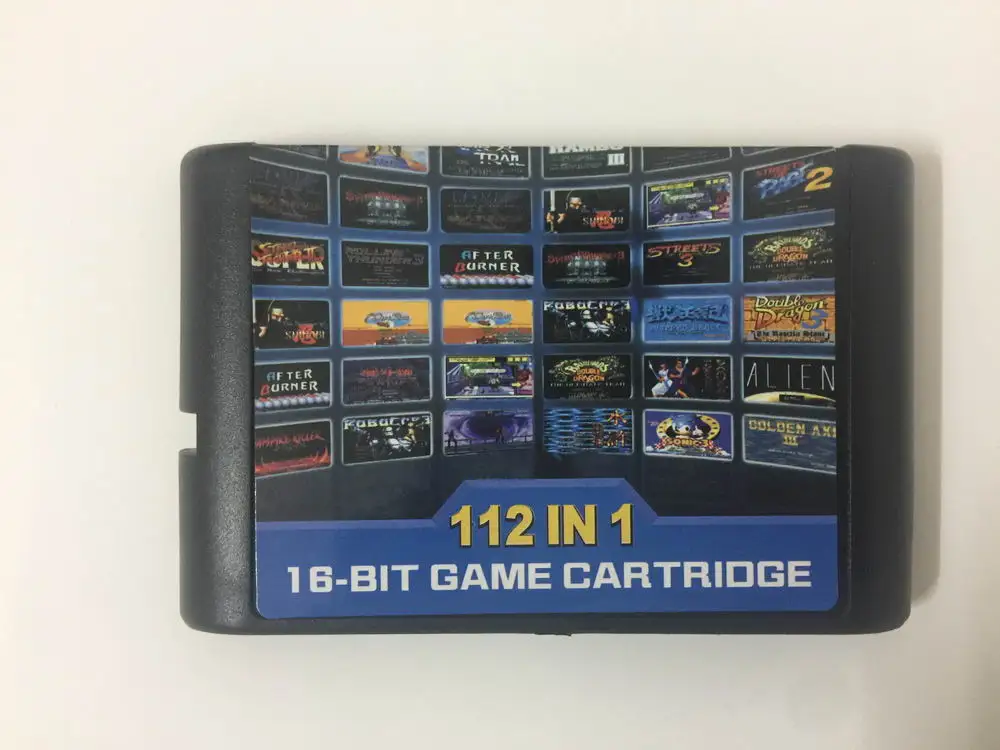Новинка 112 в 1 картридж для Sega Megadrive Genesis с героями контр звёзд инопланетянинами
