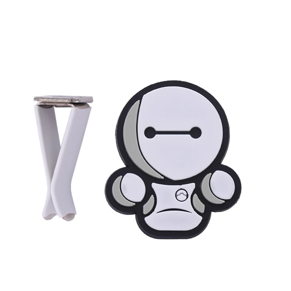 Cartoon Air Freshener Styling perfumes The Avengers Marvel Style Star Wars Iron Man Captain Auto Air Condition Vent Outlet Clip - Название цвета: Baymax