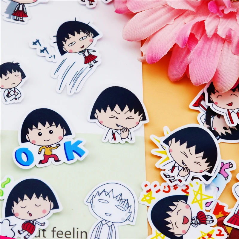 

40pcs Creative Cute Self-made Sakura Momok Scrapbooking Stickers /Decorative Sticker /DIY Craft Photo Albums