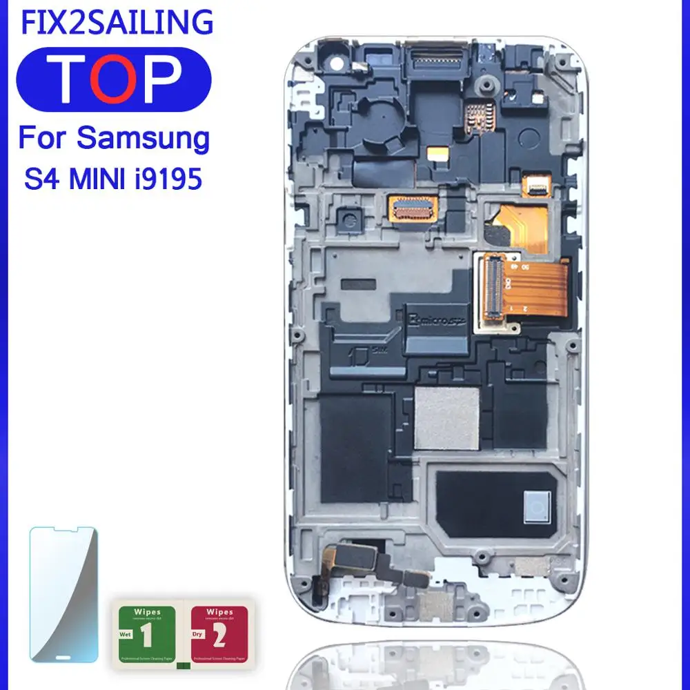 ЖК дисплей для Samsung Galaxy S4 Mini i9190 i9192 i9195 AMOLED с сенсорным экраном и дигитайзером в