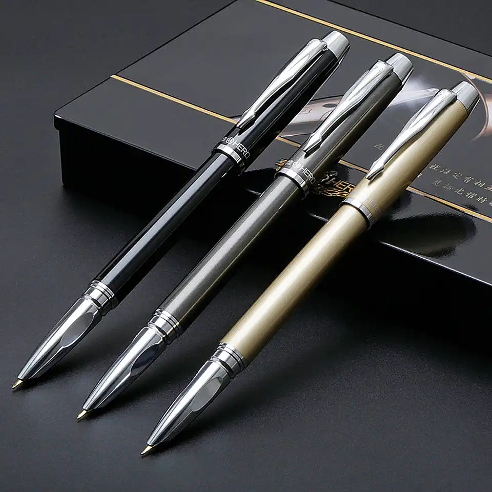 Ручка перьевая металлическая 3 в 1 с подарочной коробкой 0 5 мм|metal fountain pen|high quality
