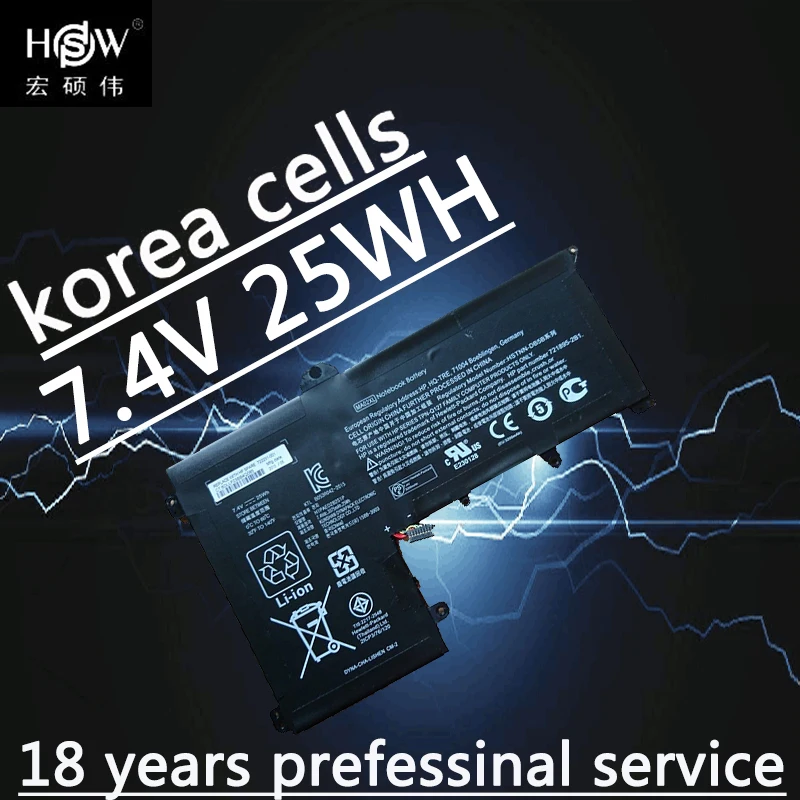 

New Genuine 7.4V 25wh MA02XL Battery for Hp MA02XL 722231-001 HSTNN-LB5B MA02025XL batteria akku