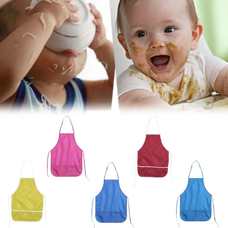 

1PC Waterproof Children's Apron Smock For Painting Drawing Art Kitchen Sanitary Chefs Household Cleaning Tools Accessories