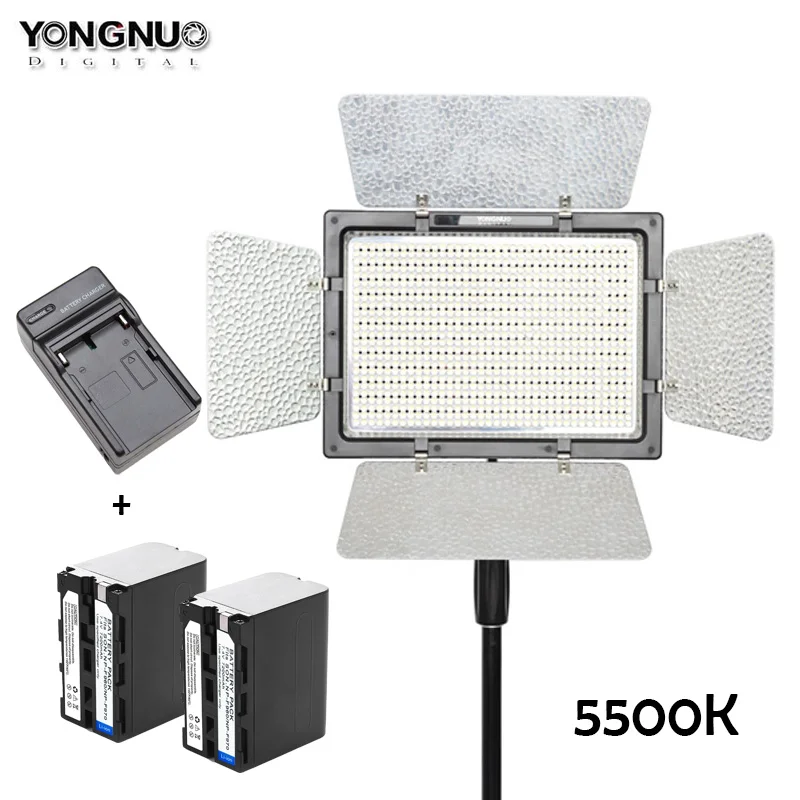 YONGNUO светодиодный видео-светильник YN900 высокий CRI 95 900 лампа бобы 7200LM 54 Вт Светодиодный светильник ing APP пульт дистанционного управления с NP-F970 батареей - Цвет: Белый