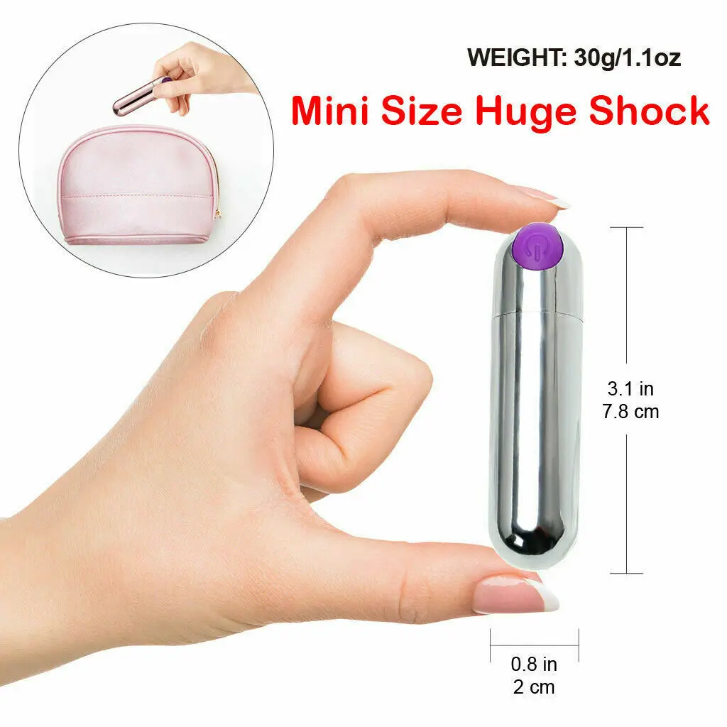 

10 Vibration Mode Portable Waterproof Massager Rechargeable Wireless Massager