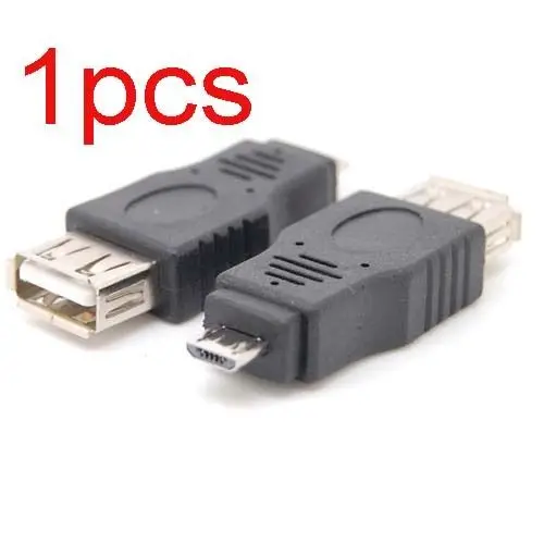 Переходник с USB 2 0 на micro B 5-контактный штекер OTG | Электроника