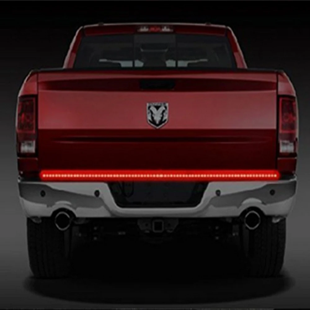 

60" Tailgate Light Bar DRL Turn Signal Reversing Brake Running White Red Lamps Led Daytime Running Light 6 in 1 Trailer #iCarmo