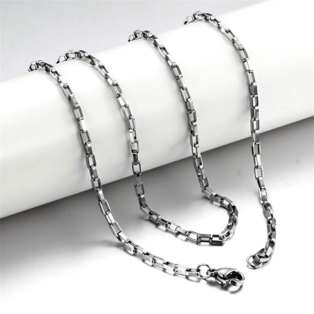 Mimeng (20 pcs/lot) Wholesale 316L Stainless Steel Necklace Titanium