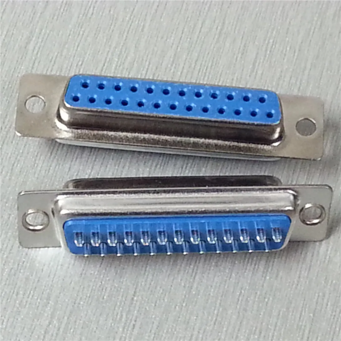 

5pcs/lot DB25 25P Parallel Port DB25 25 Pin D Sub Female Wire Solder Connector DB25 Socket Plug COM Adapter