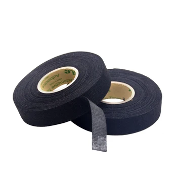 

19mm*15/25mm*15/32mm*12/38* 15m fabric Cloth Tape automotive wiring harness glue high temperature tape Adhesive Tape Cable Looms