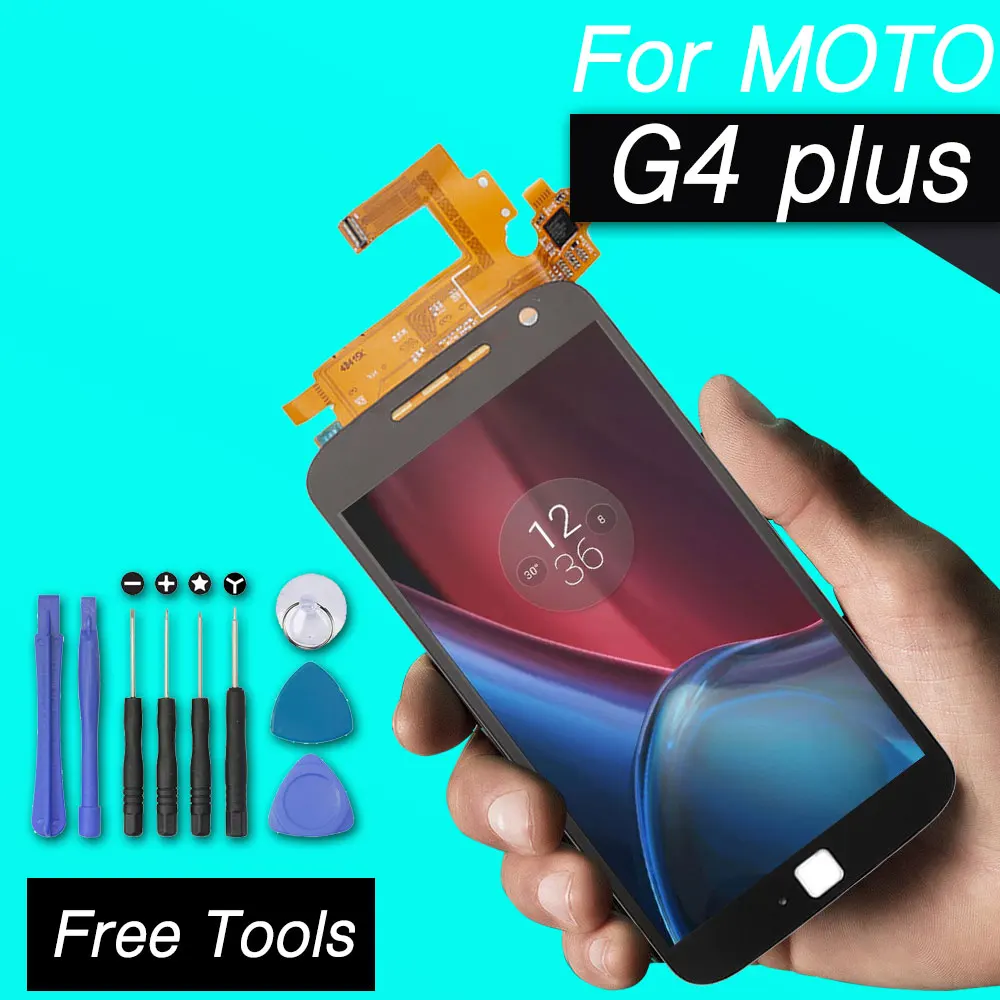 

PrepairP lcd touch display screen for Motorola Moto G4 Plus lcd digitizer screen for Motorola Moto G4 Plus Xt1644 Xt1642