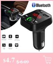 Bluetooth fm-передатчик MP3-плееры модулятор Handsfree Dual USB Зарядное устройство Поддержка карты памяти У диска Bluetooth версии V3.0