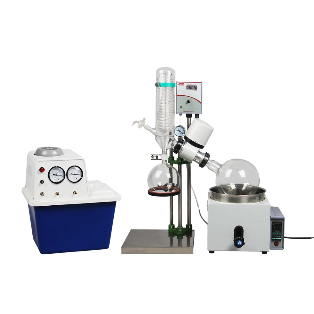 

5L Hand Lift Rotary Evaporator with Water Circulation Vacuum Pump