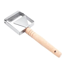 Горячая пчелиный улей из нержавеющей стали откачивающая вилка для меда Скребок Лопата инструмент пчеловода FQ-ing