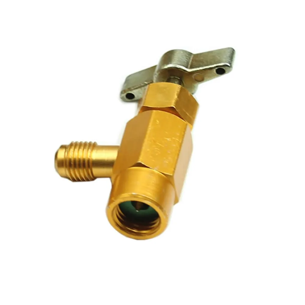 1PC R 134a Refrigerant Can Bottle Tap Opener Valve 1/4SAE Thread